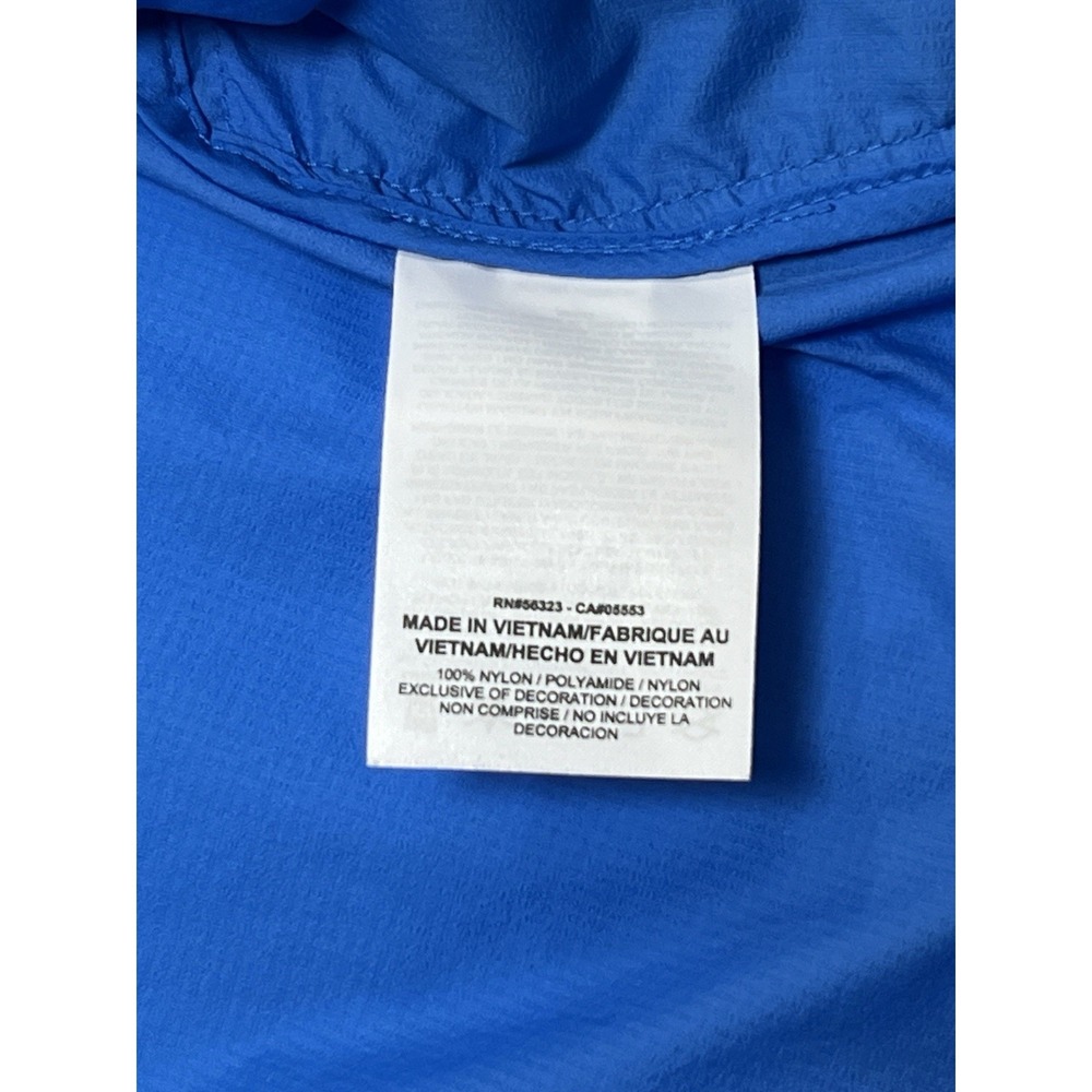 Nike Windbreaker Jacket Men's Large L Blue Lightweight Running Active Reflective - Picture 11 of 12